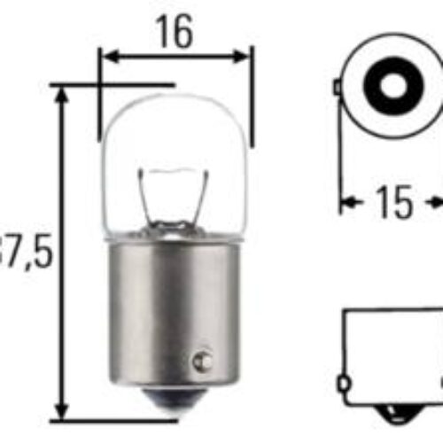 Glühlampe 24v/5w Bosch