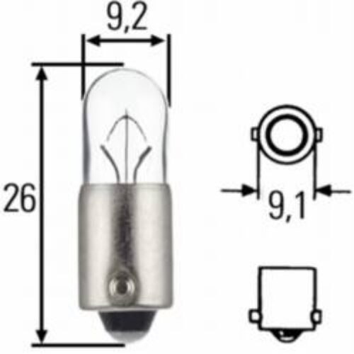 Glühlampe 24v/4w Hella