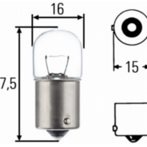 Glühlampe 24v/5w Hella HELLA